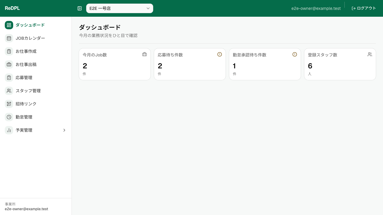 C-03 ダッシュボード